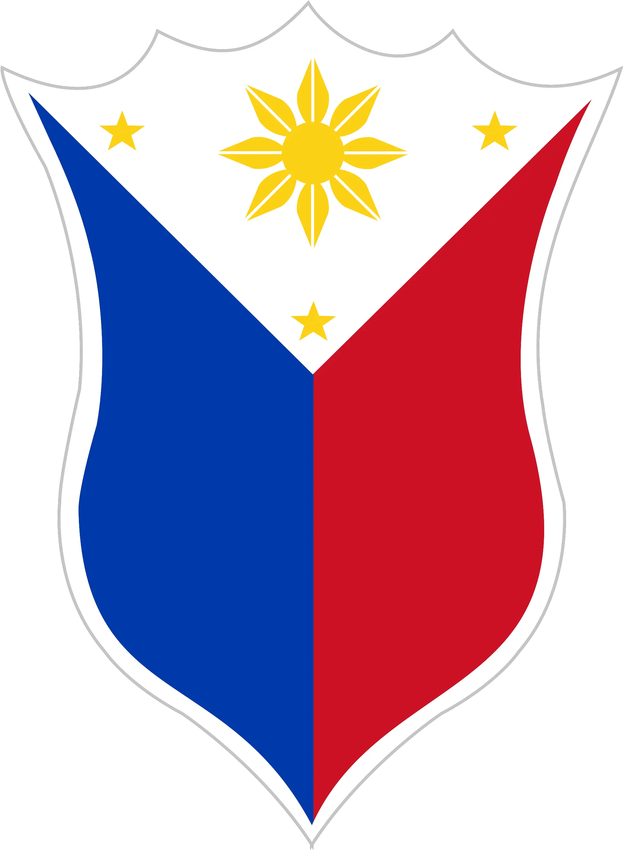 Philippine Flag Shield Logo