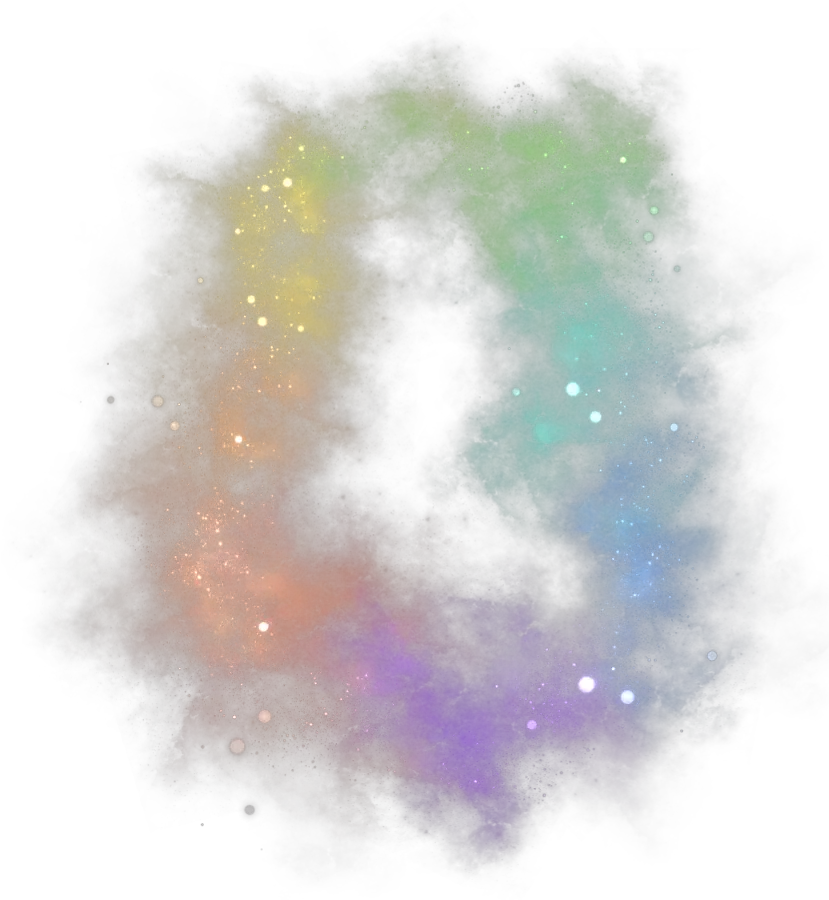 rainbow colorsmoke galaxy planet glitter starlight Color Splash Color Background