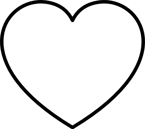 White Heart Clipart White Love Heart Vector