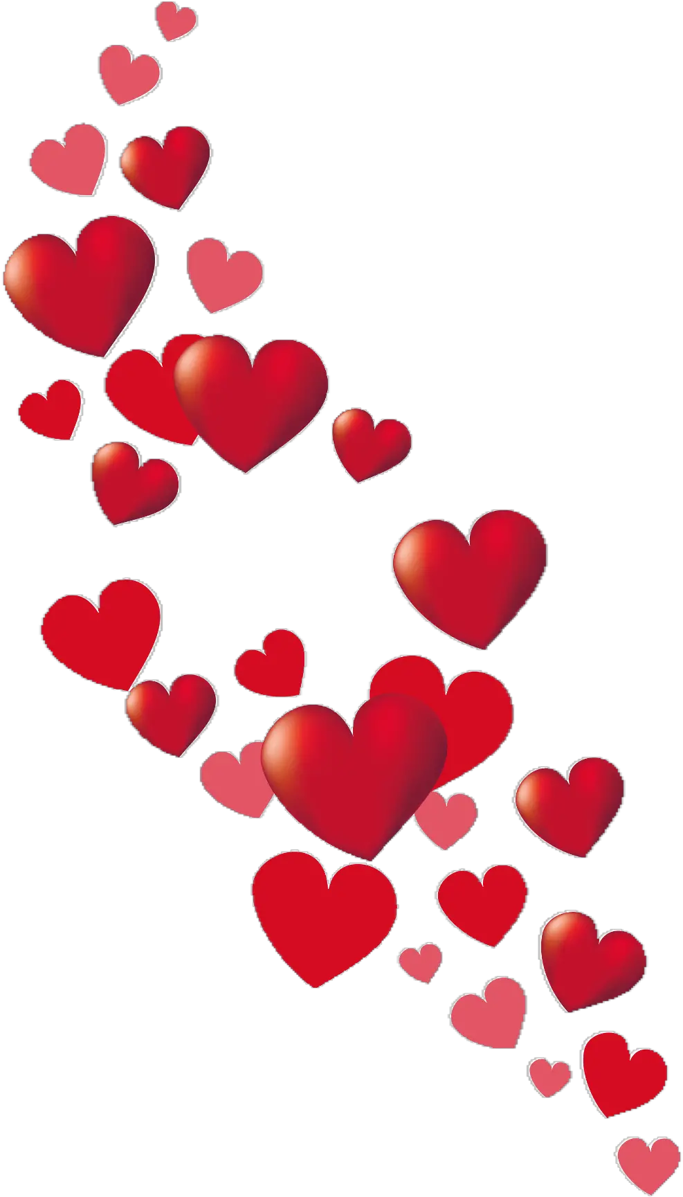 valentine love floating hearts freetoedit Hearts Transparent Background