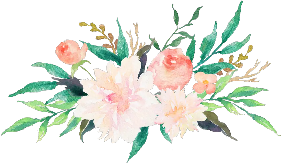 Watercolor Flowers Png Pastel Download Hd Library T Water Paint Flower Png