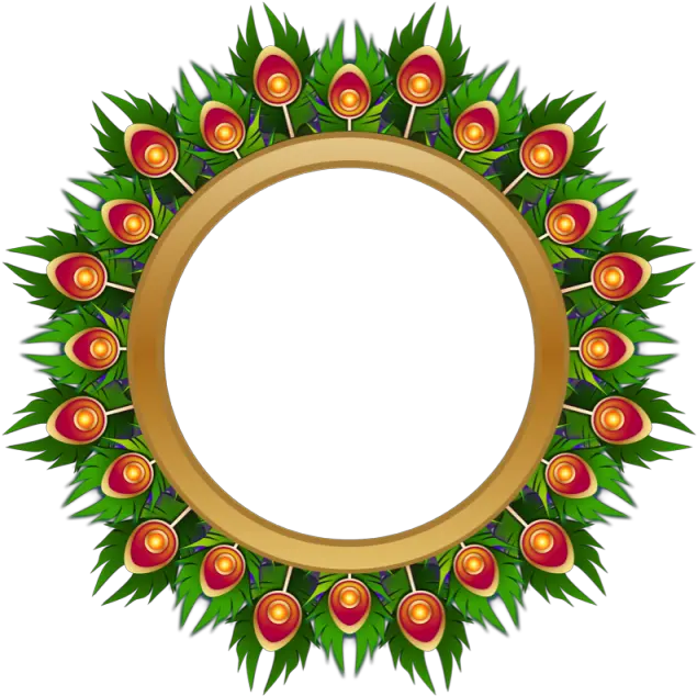 Circle Frame Vector Png Wedding Clipart Colour Png