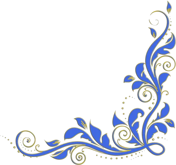 decoration border edge frame blue yellow flowers Border Blue And Yellow Flowers