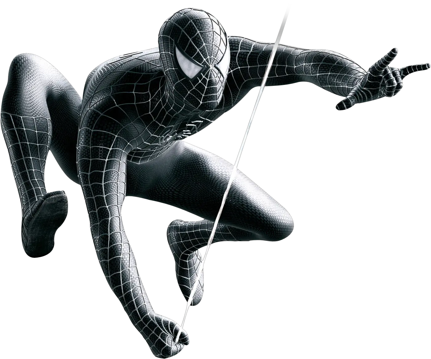 Spider-man 3 Black Suit Png Spiderman Black Png