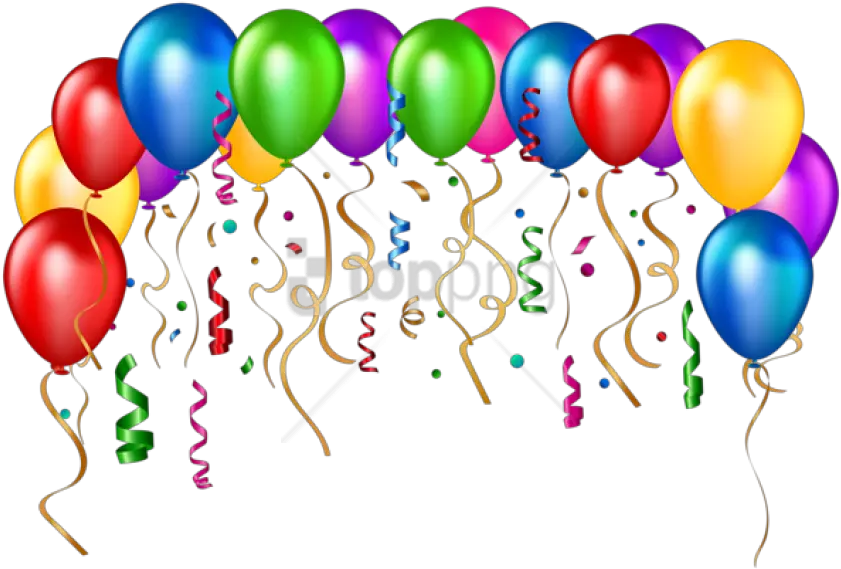 Free Png Download Birthday Party Balloons Transparent Transparent Happy Birthday Png