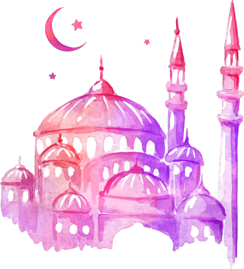 Mosque Watercolor Png