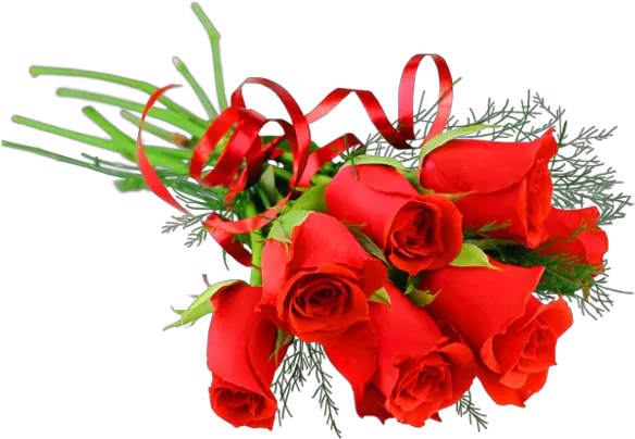 5 Red Roses Bouquet Rose Flower Bouquet Png