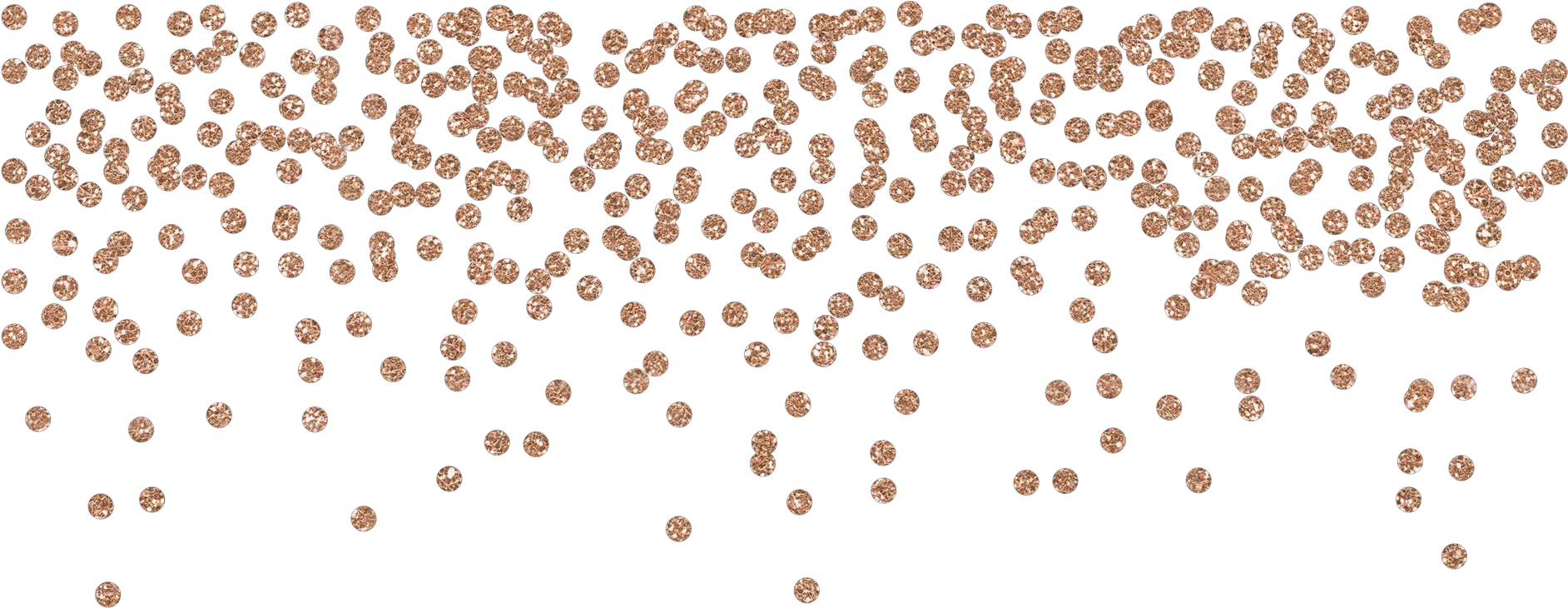 Rose Gold Confetti Png