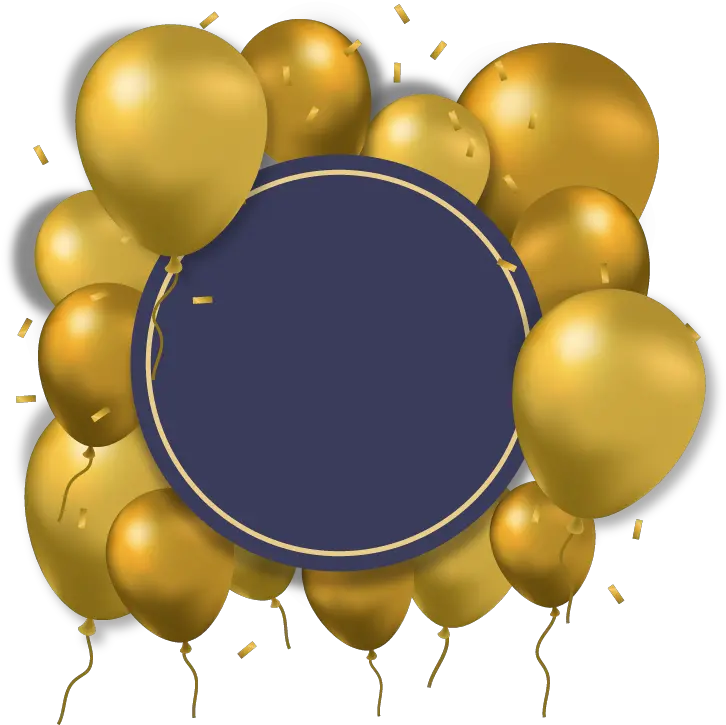 Balloon Gold Computer File Birthday Balloons Gold Png