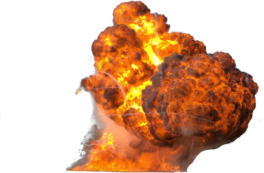 Transparent Fire Smoke Clipart Bomb Blast Png