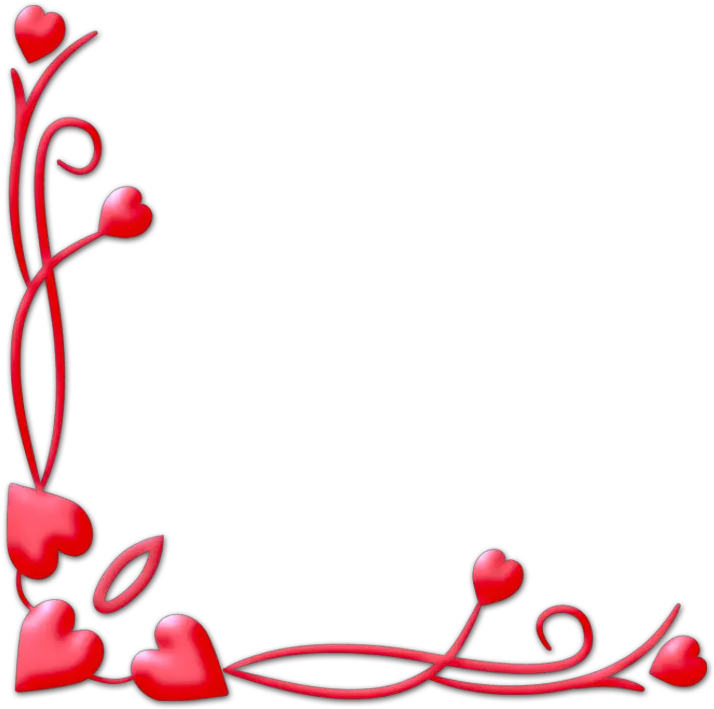 Love Borders And Frames Png Heart Corner Border Png