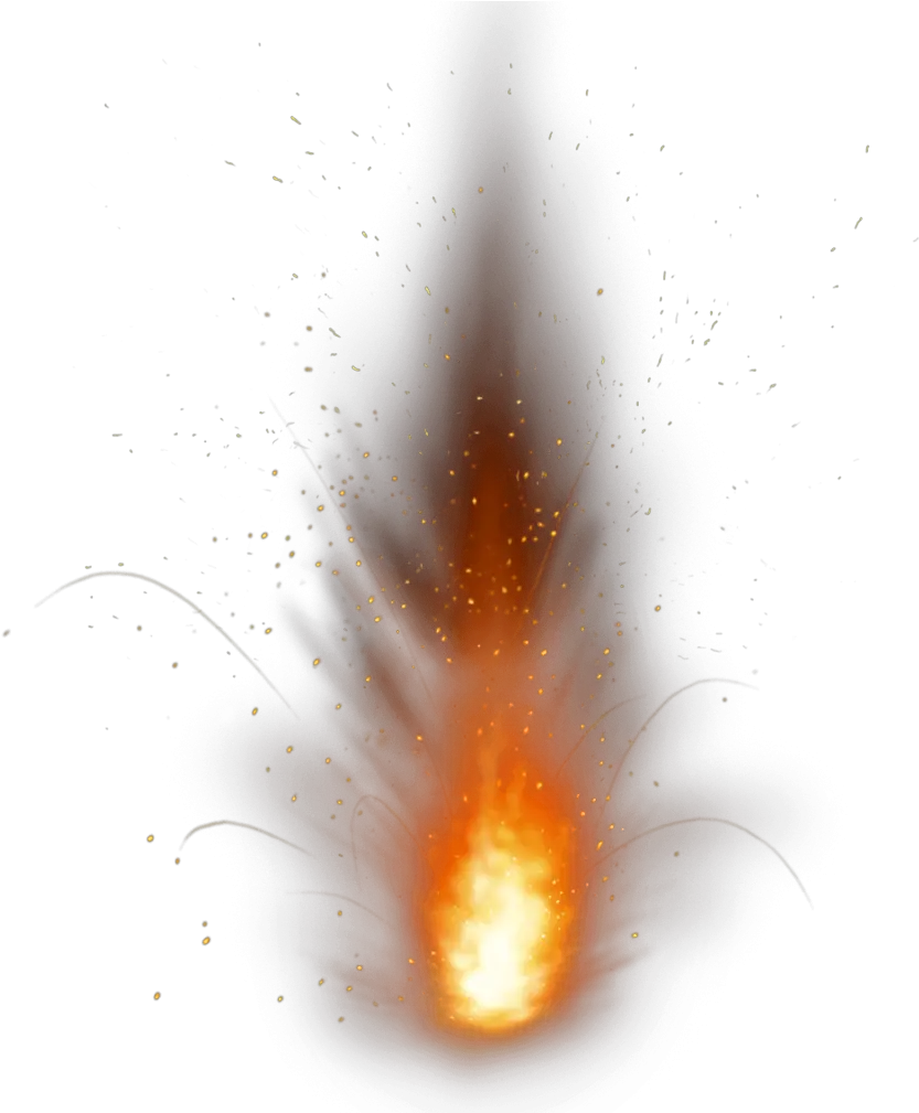 Fire Explosion Sparkling Png Image Transparent Gun Fire Png