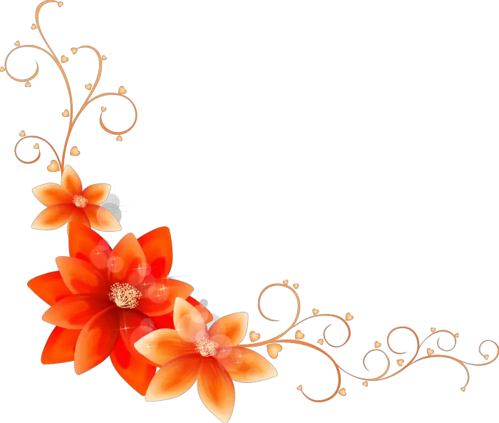 Best Png With Bordure Flower Page Corner Design