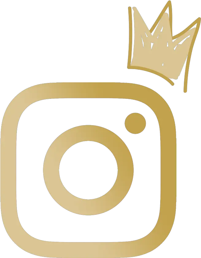 Logo Instagram Dorado Png