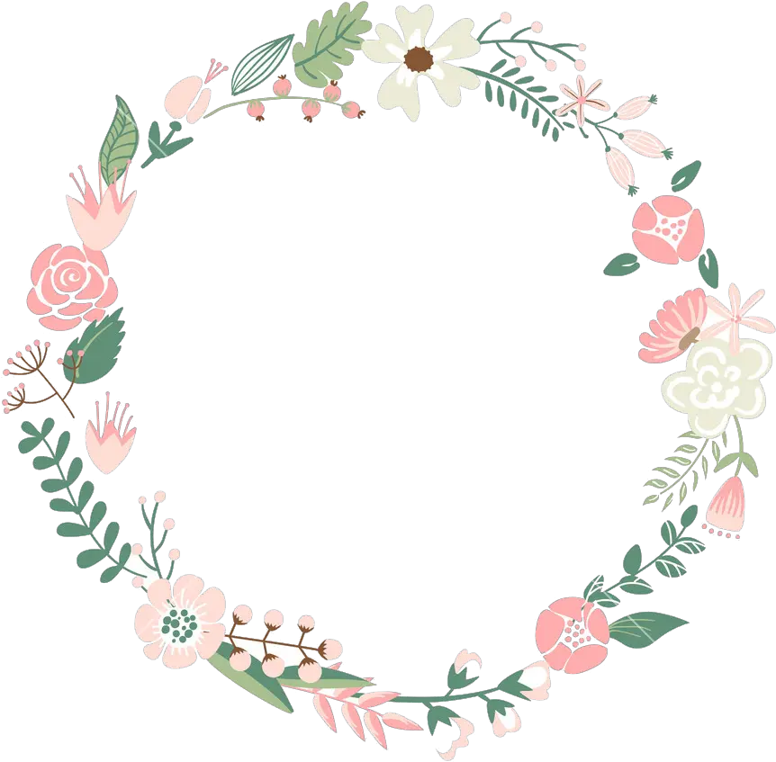 Picture Flower Frame Wreath Floral Transparent Clipart Floral Frame