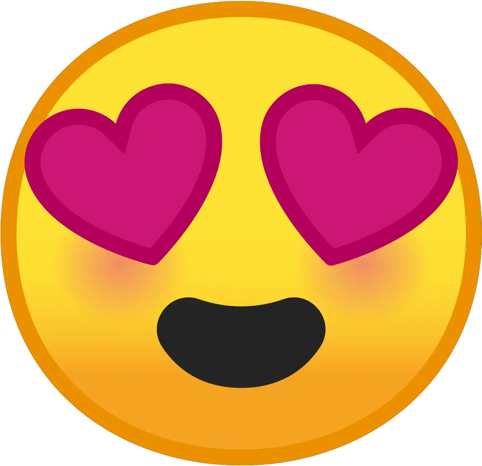 Smiling Face With Heart Eyes Icon Emoji Heart Eyes Png