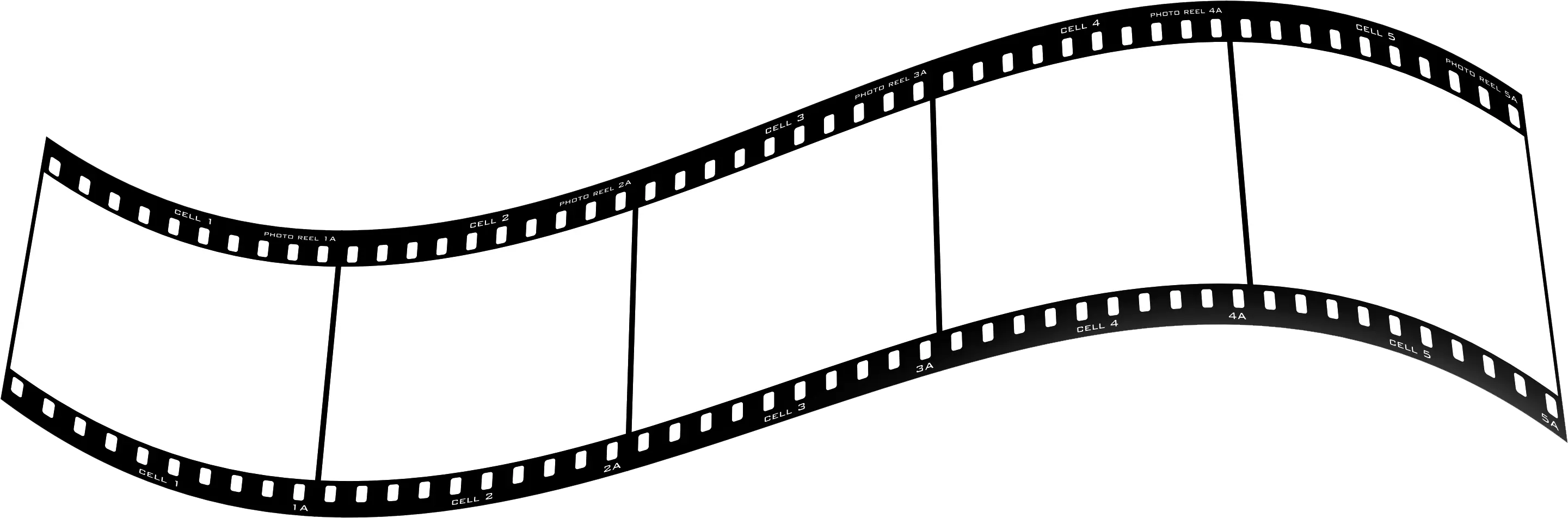 Transparent Background Film Strip